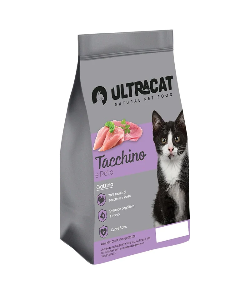 Ultracat Gatto Kitten Tacchino e Pollo