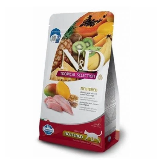 Farmina N&D gatto Tropical Adult Pollo Neutered