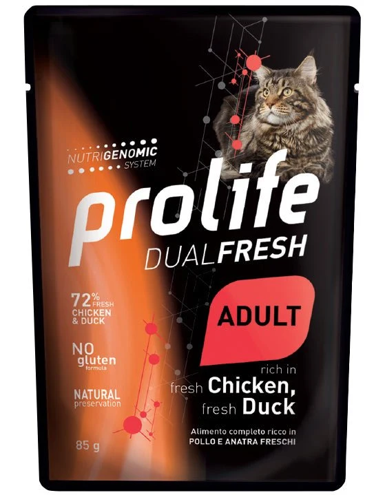 Prolife Gatto Dual Fresh Adult Pollo E Anatra