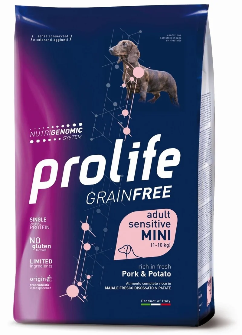 Prolife Cane Grain Free Adult Sensitive Pork & Potato - Mini