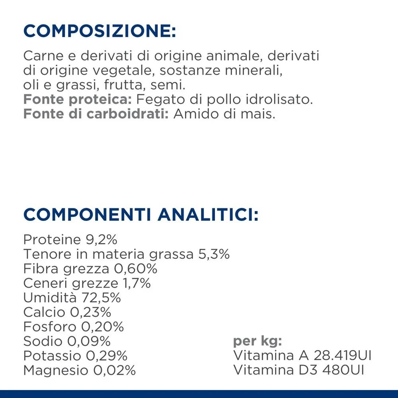 Hill's PRESCRIPTION DIET z/d alimento per gatti 156g