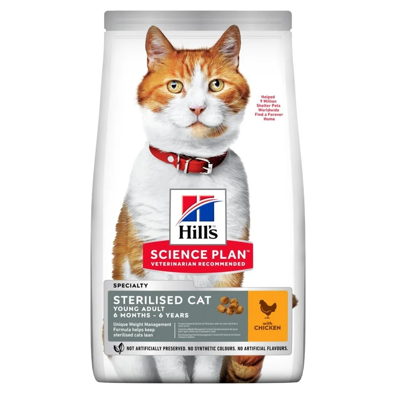 Hill'S Science Plan Young Adult Sterilised Cat Pollo 10Kg