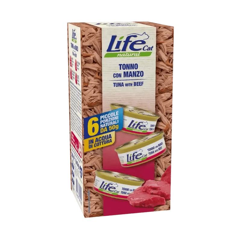 Life Cat Natural Multipack Per Gatti 6X50 Gr
