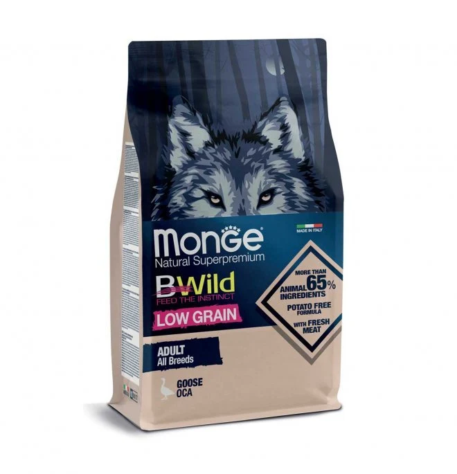 Monge Natural Superpremium Bwild Low Grain Cane Adult Oca