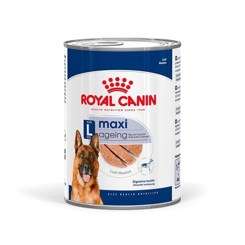 Royal Cane Maxi Ageing 5+ Patè Lattina 410gr