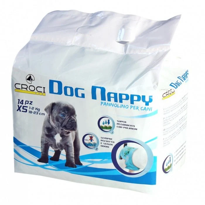 Croci - Dog Nappy Pannolino Taglia Xs 14Pz.