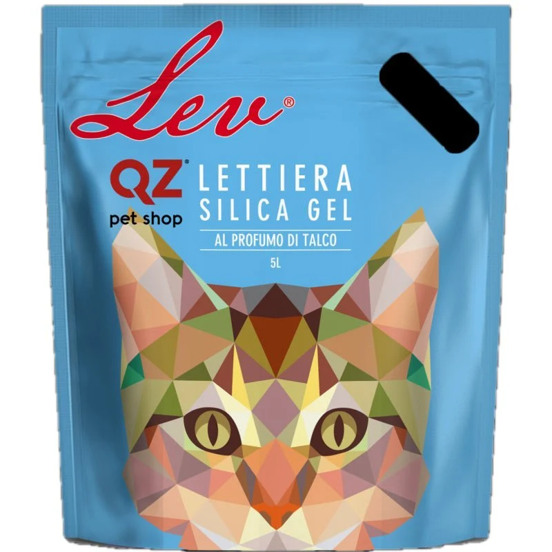 Lev Lettiera Per Gatti In Gel Di Silicio Talco 5 Lt