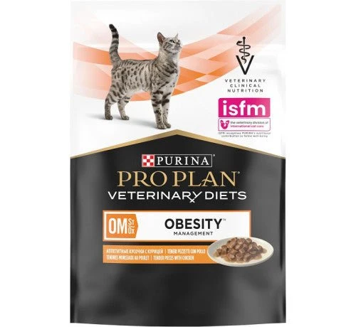 Purina Pro Plan Veterinary Diet Om Obesity Management Per Gatto Con Pollo 85Gr