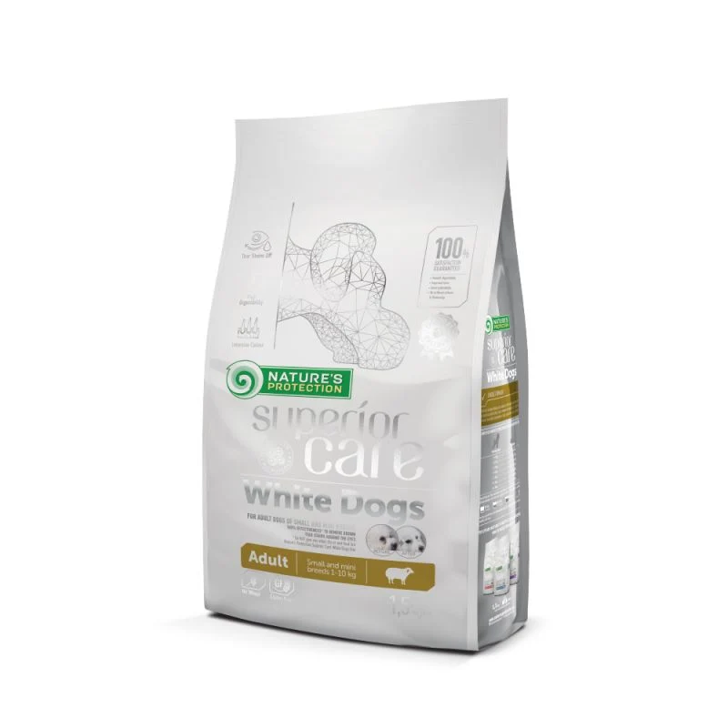 Nature'S Protection White Dogs Adult Small Superior Care Grain Free 10kg