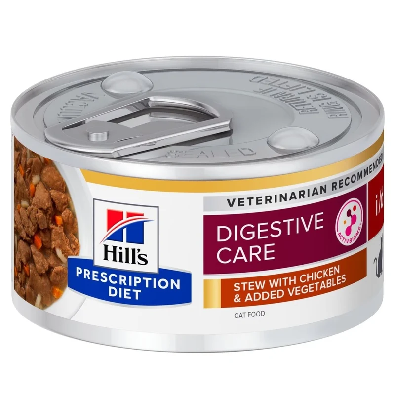 Hill's PRESCRIPTION DIET i/d spezzatino per gatti con pollo e verdure aggiunte 82g Multipack 24 Pezzi