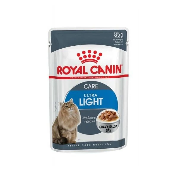 Royal Canin Ultra Light Gravy Gatto Adult Multipack 12x85g
