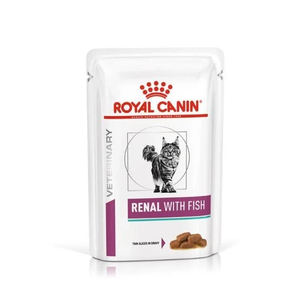 Royal Canin Renal Gatto Adult Con Pesce Multipack 12x85gr