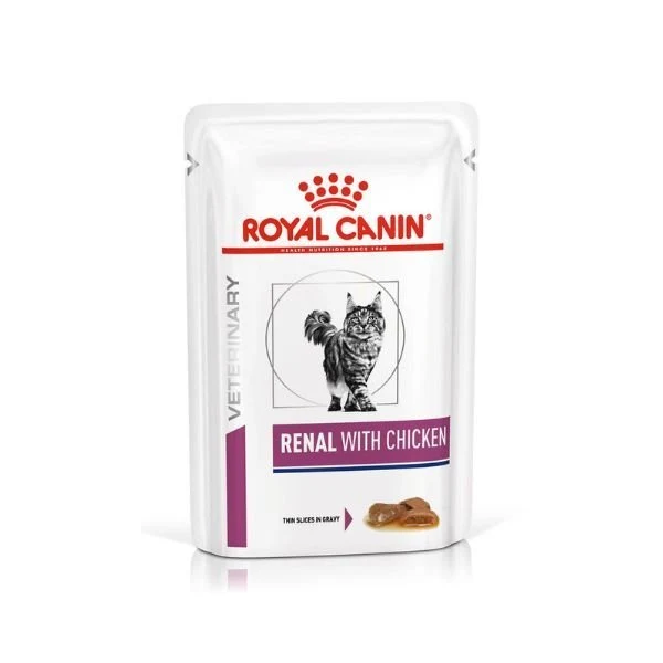 Royal Canin Renal Gatto Adult Con Pollo Multipack 12x85gr