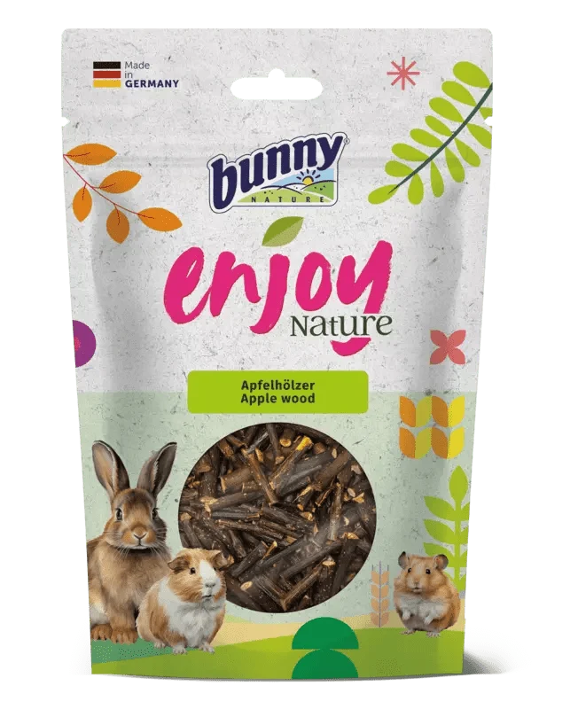 Bunny Enjoy Nature Legno Di Melo 100Gr X6
