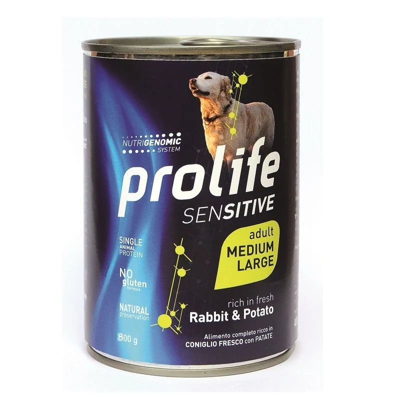Prolife Dog Sensitive Adult Medium/Large Coniglio E Patate