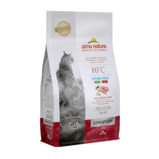 Almo Nature Hfc Longevity Sterilised Gatto Adult Maiale