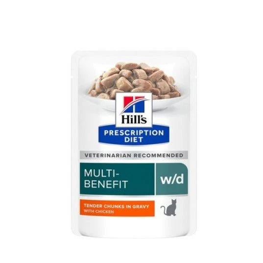 Hill's PRESCRIPTION DIET w/d Multi-Benefit alimento per gatti 85g
