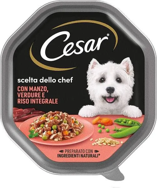Cesar Cibo Umido per Cani Vaschetta 150gr