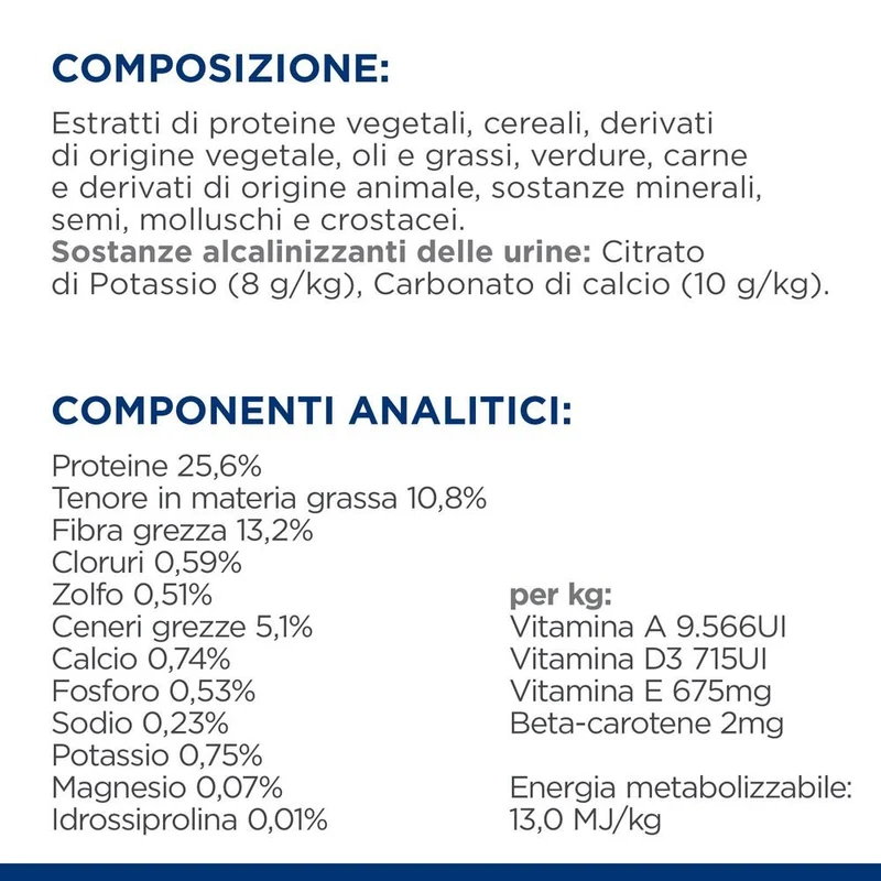 Hill's PRESCRIPTION DIET c/d 12 KG Multicare + Metab per cani