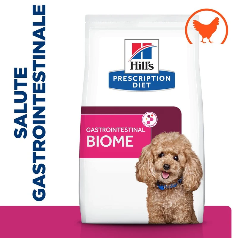 Hill's PRESCRIPTION DIET Gastrointestinal Biome Mini alimento per cani con pollo