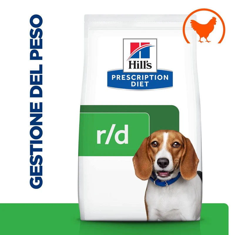 Hill's PRESCRPTION DIET r/d alimento per cani con pollo