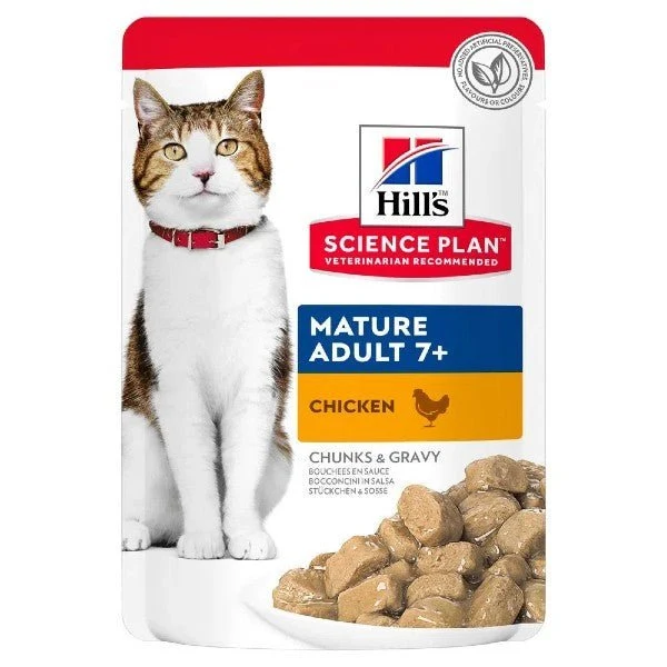 Hill'S Science Plan Mature Adult +7 Pollo Bustina 85G Per Gatti