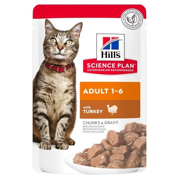 Hill'S Science Plan Feline Adult Tacchino Bustine 85G Per Gatti