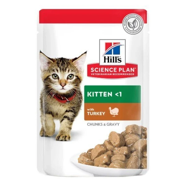 Hill'S Science Plan Kitten Bocconcini Tacchino 85G Per Gatti