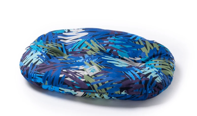 Cuscino Ovale Nettuno Oxford Blue Ocean Water Resistant