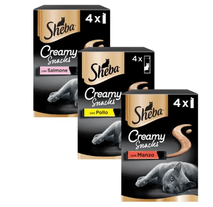 Sheba Creamy Snacks 4x12 gr