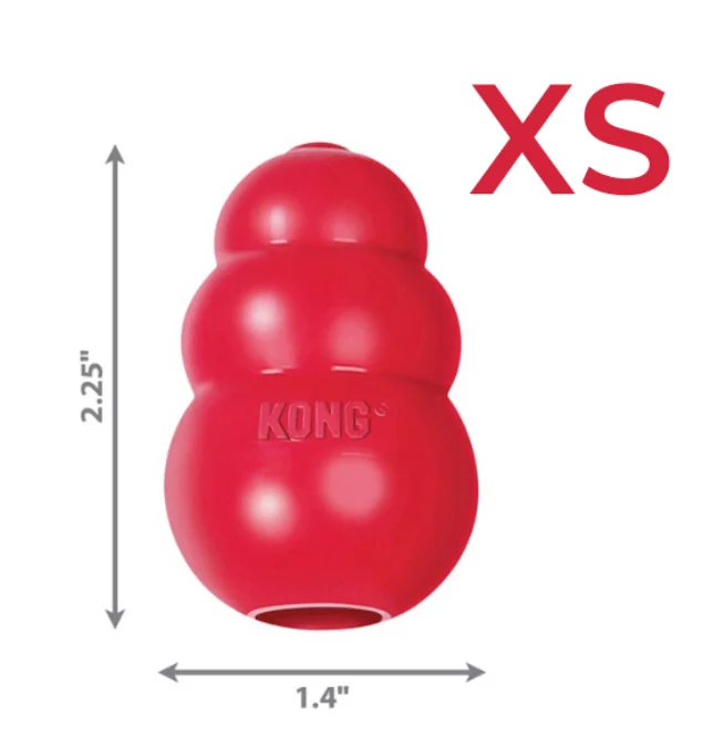 KONG gioco per cani Classic X-SMALL rosso
