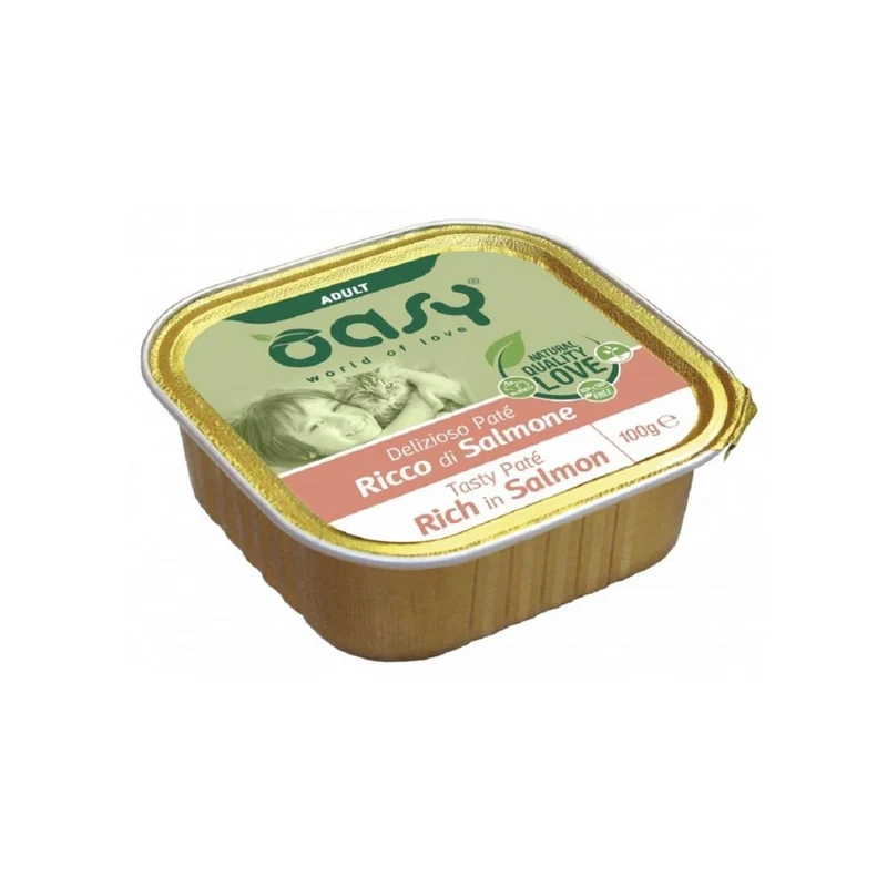 Oasy Gatto Pate' Adult Vaschetta 100 Gr