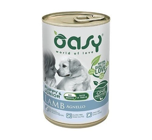 Oasy Wet Dog One - Puppy Medium/Large Lattina 400 Gr