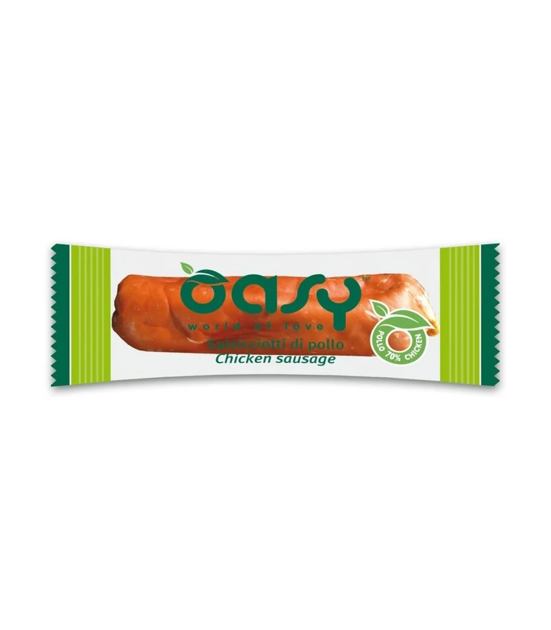Oasy Cane Snack Monodose Salsicciotti Di Pollo 8G