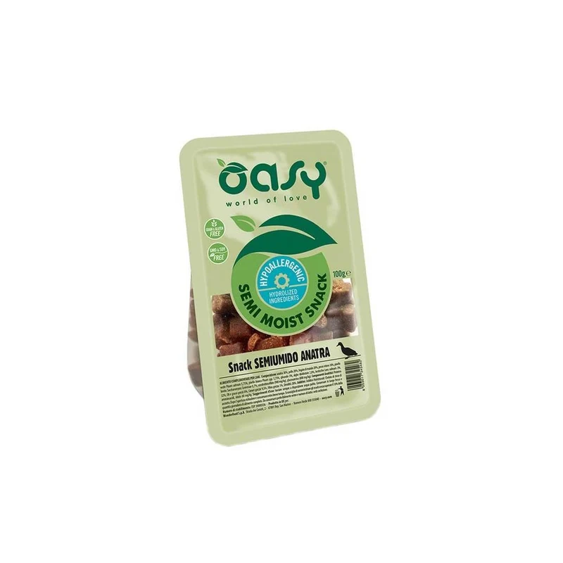 Oasy Cane Snack Semiumido Anatra 100G