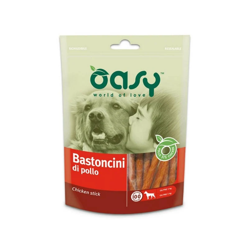 Oasy Cane Snack Bastoncini Di Pollo 100G