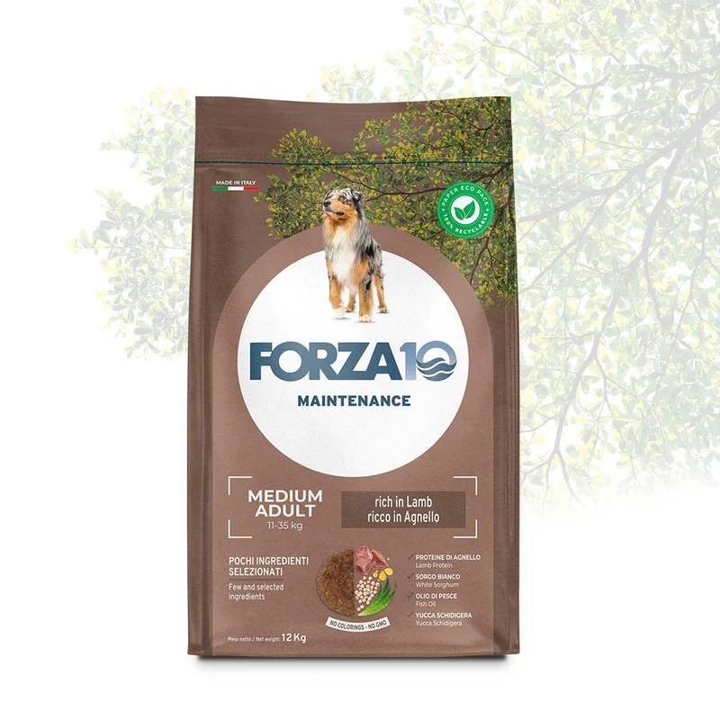Forza 10 Cane adulto medio crocchette gusto Agnello 12 Kg