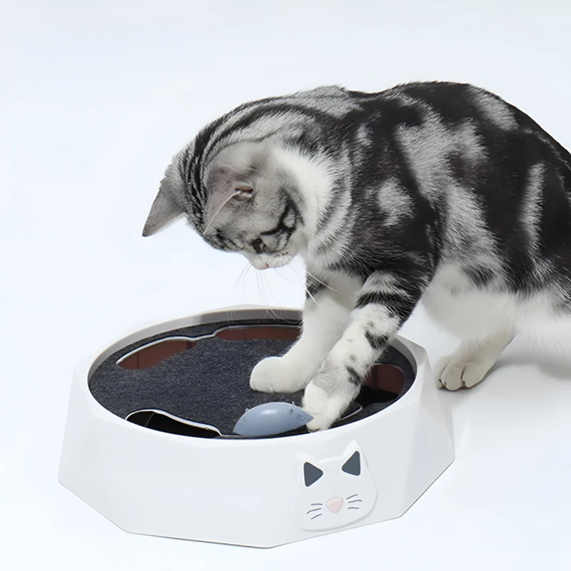 Cat Toy Scratch Pad Interactive Mouse Activity Center