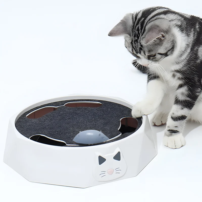 Cat Toy Scratch Pad Interactive Mouse Activity Center