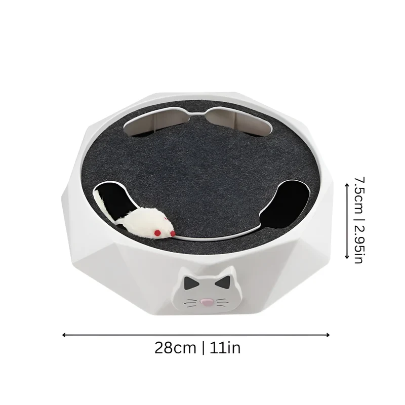 Cat Toy Scratch Pad Interactive Mouse Activity Center