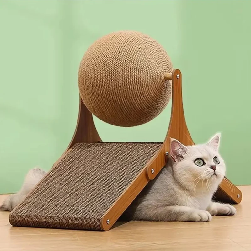 Cat Scratcher Ball Interactive Climbing Toy