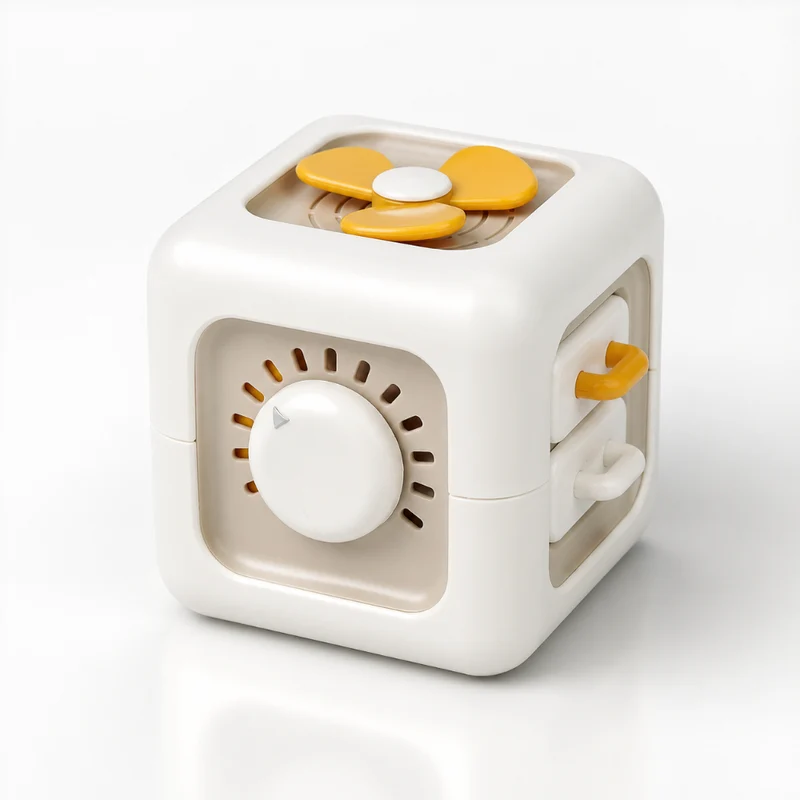 Activity Cube Sensory Toy Toddler Learning Busy Cube Toy