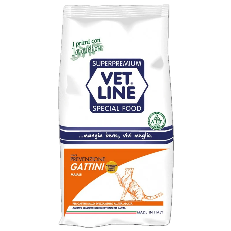 Crocchette per Gattini Vet line Linea Prevenzione Gusto Maiale