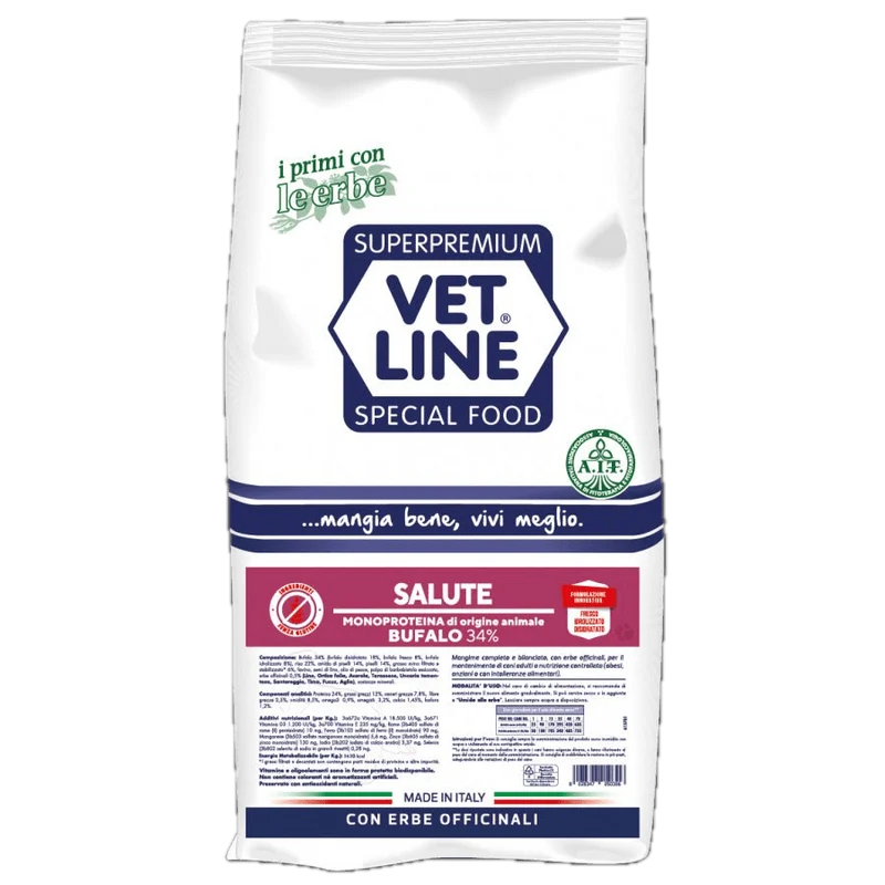 Crocchette per Cani Vet line Salute Gusto Bufalo