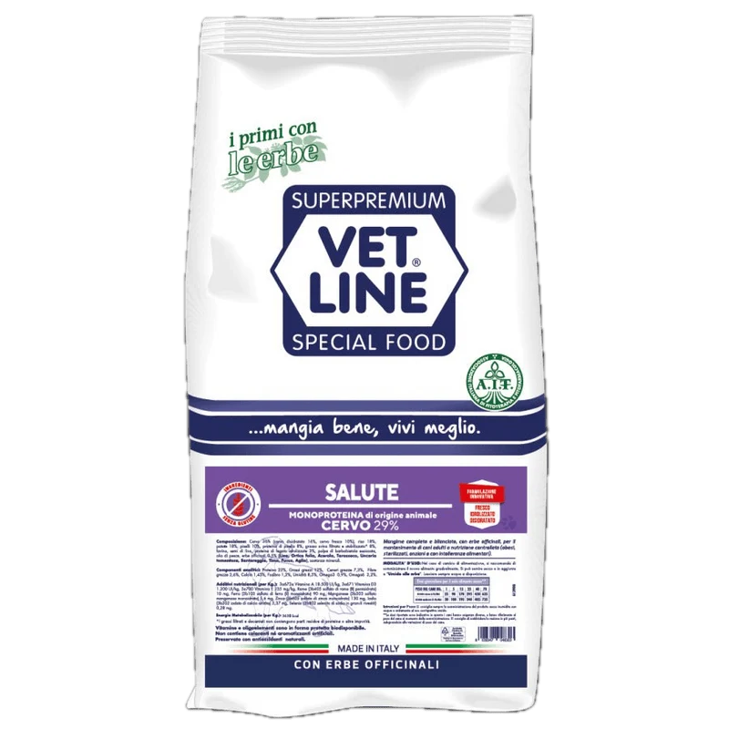 Crocchette per Cani Vet line Salute Gusto CERVO