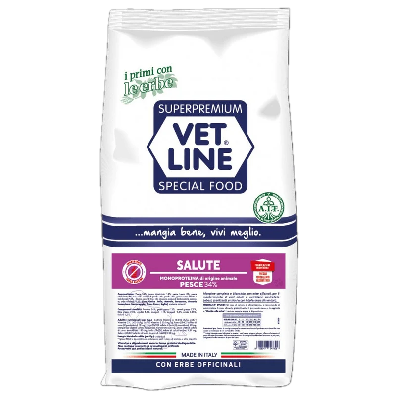 Crocchette per Cani Vet line Salute Pesce