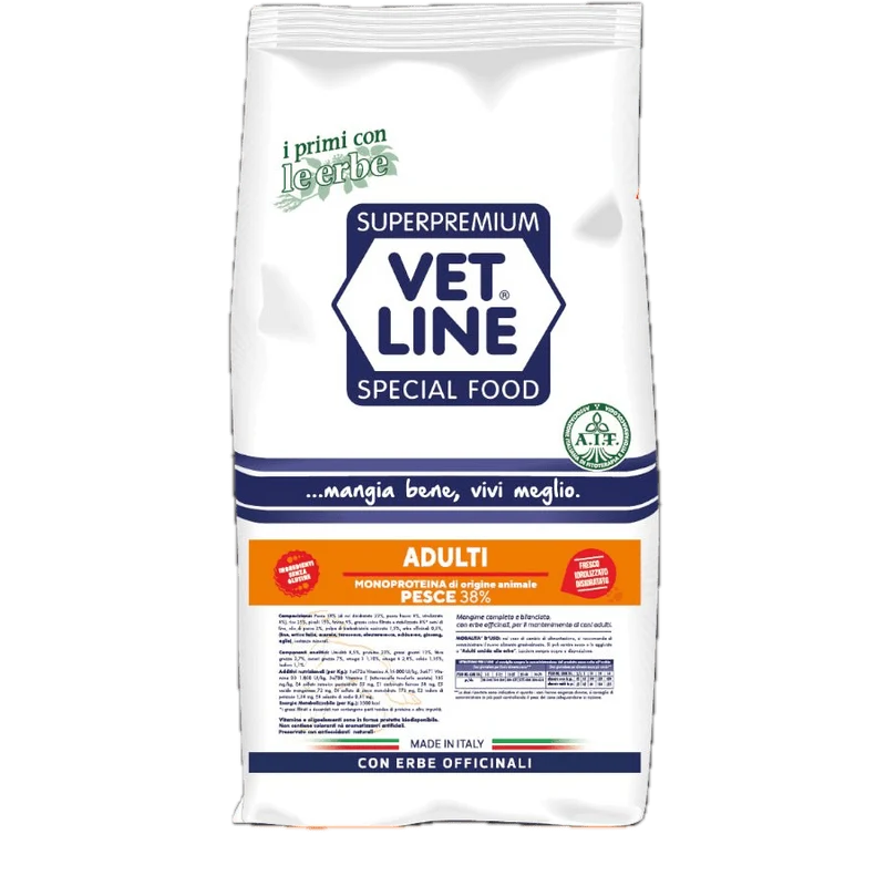 Crocchette per Cani Adulti Vet line con Pesce