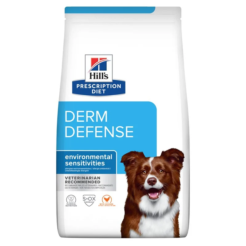 Hill's PRESCRIPTION DIET Derm Defense 12kg alimento per cani con pollo