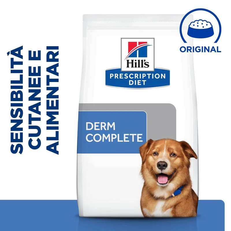 Hill's PRESCRIPTION DIET Derm Complete alimento per cani 12kg