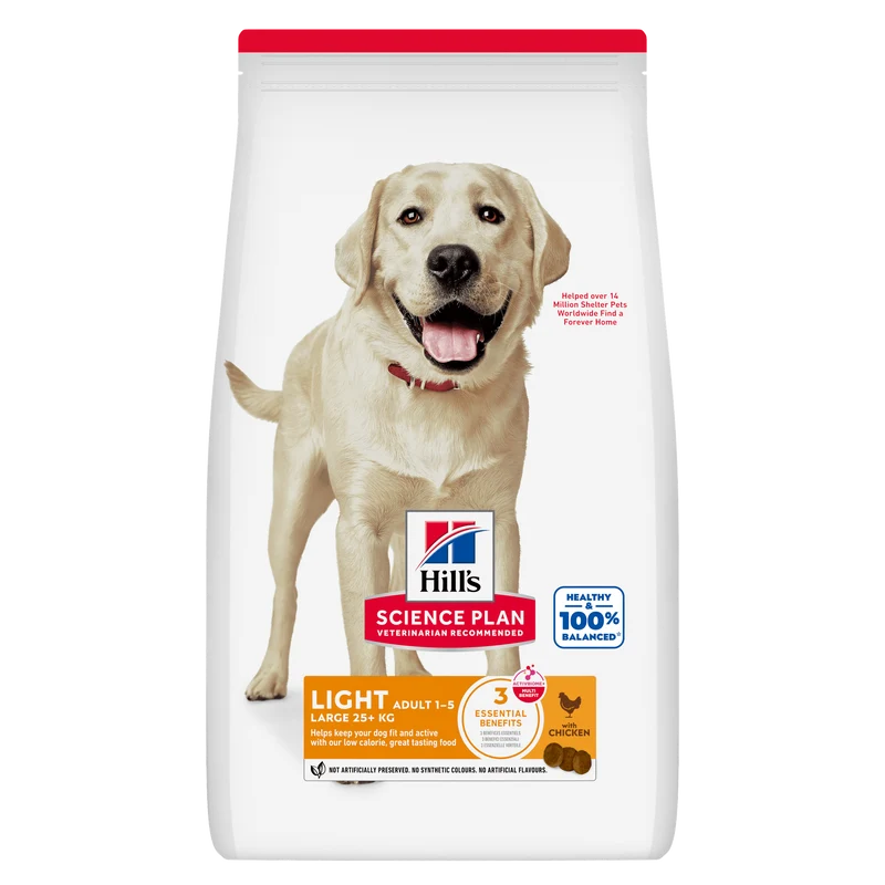 HILL'S SCIENCE PLAN Adult Light Large Breed Alimento secco per cani al pollo - 14kg